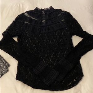 Black free people blouse